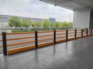 Flexible Pedestrian Collision Barriers