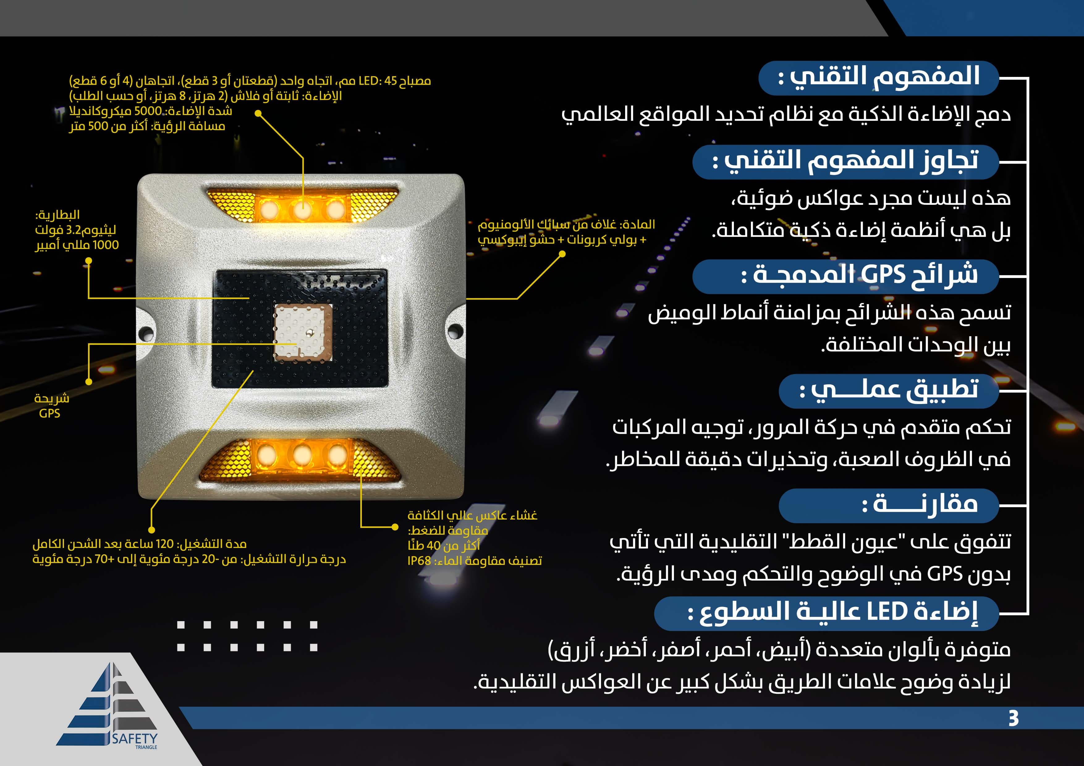 عيون قطط بالطاقة الشمسية مع ميزة GPS — معرض 2