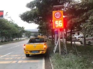 Traffic Radar Speed Sign
