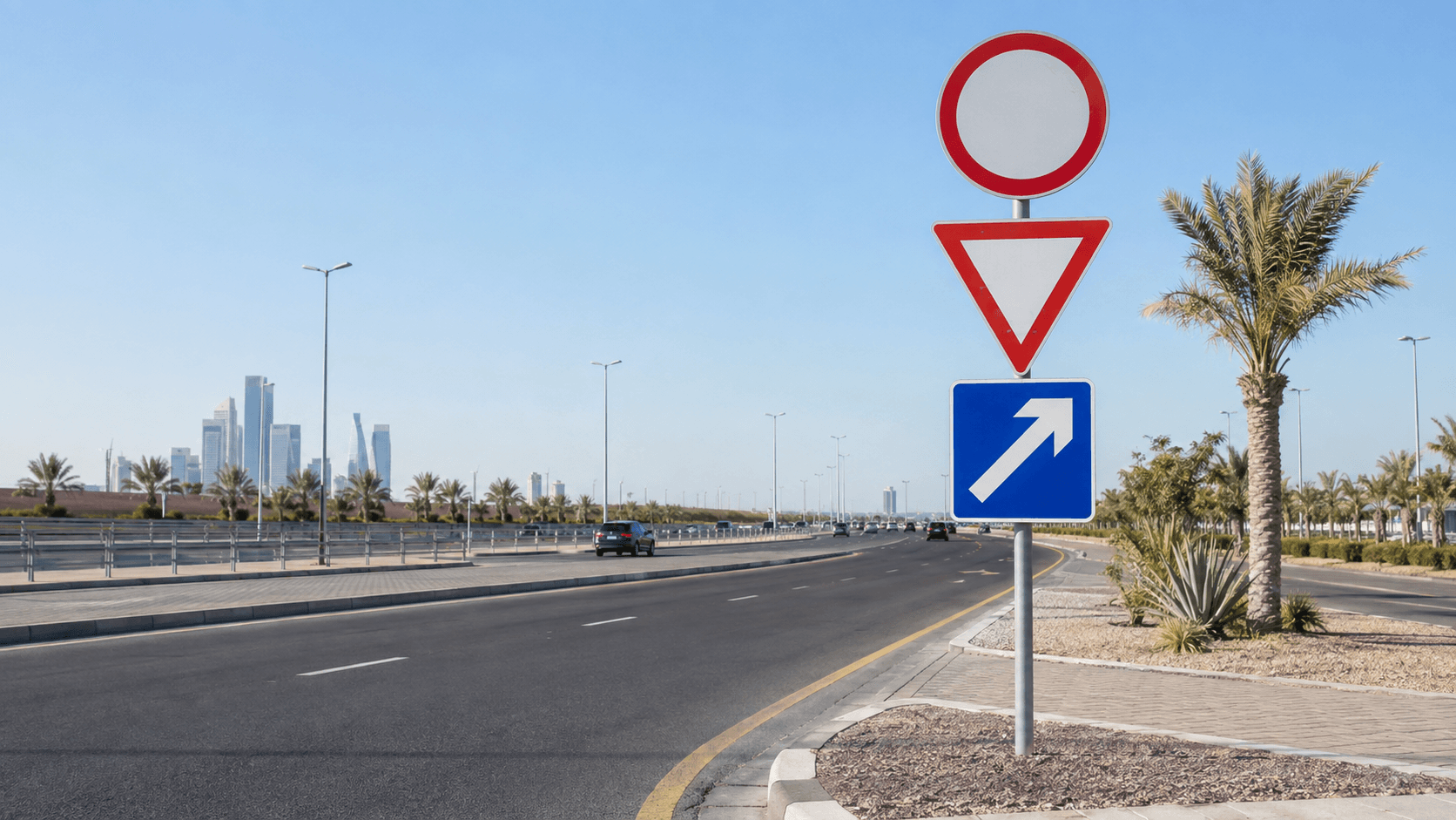 أنواع اللوحات المرورية واستخداماتها في مشاريع البنية التحتية